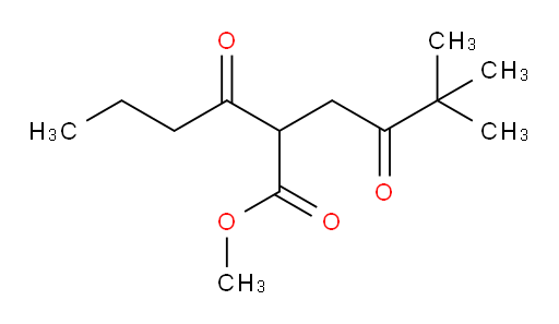 methyl 2-butanoyl-5,5-dimethyl-4-oxohexanoate