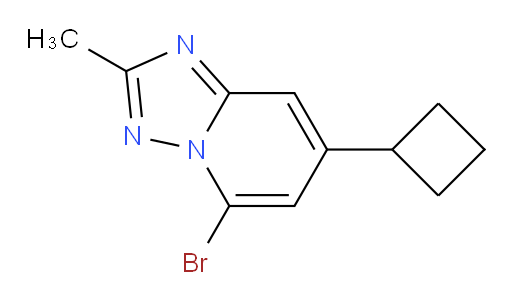 5-bromo-7-cyclobutyl-2-methyl-[1,2,4]triazolo[1,5-a]pyridine