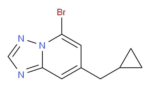 5-bromo-7-(cyclopropylmethyl)-[1,2,4]triazolo[1,5-a]pyridine