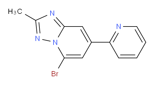 2-{5-bromo-2-methyl-[1,2,4]triazolo[1,5-a]pyridin-7-yl}pyridine