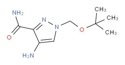 4-amino-1-[(tert-butoxy)methyl]-1H-pyrazole-3-carboxamide
