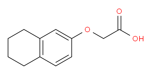2-(5,6,7,8-tetrahydronaphthalen-2-yloxy)acetic acid