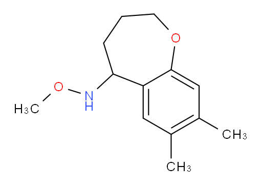 N-methoxy-7,8-dimethyl-2,3,4,5-tetrahydro-1-benzoxepin-5-amine
