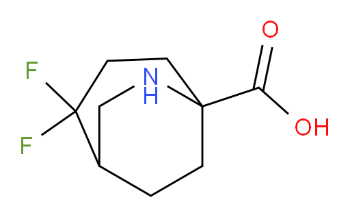 2,2-difluoro-6-azabicyclo[3.2.2]nonane-5-carboxylic acid