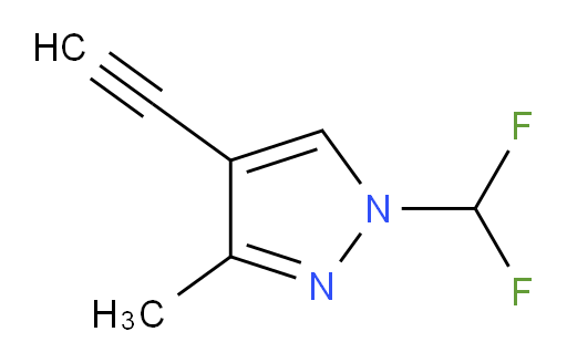 1-(difluoromethyl)-4-ethynyl-3-methyl-1H-pyrazole