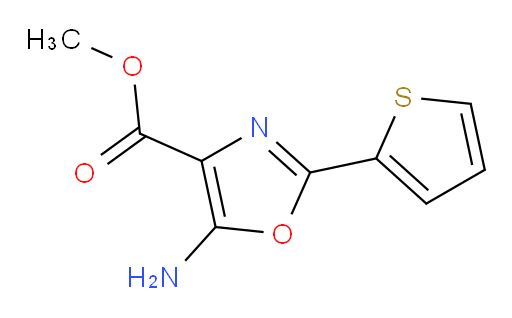 methyl 5-amino-2-(thiophen-2-yl)-1,3-oxazole-4-carboxylate
