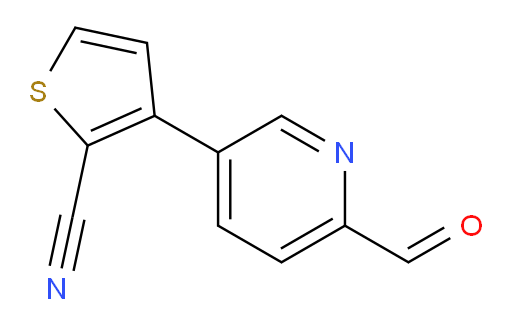 3-(6-formylpyridin-3-yl)thiophene-2-carbonitrile