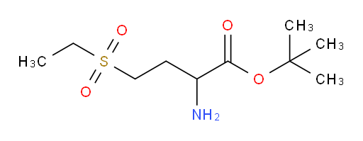 tert-butyl 2-amino-4-(ethanesulfonyl)butanoate