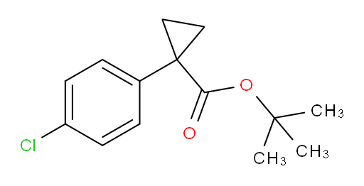 tert-butyl 1-(4-chlorophenyl)cyclopropanecarboxylate