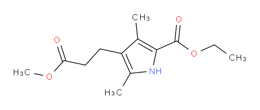 ethyl 4-(2-methoxycarbonylethyl)-3,5-dimethyl-1H-pyrrole-2-carboxylate;1H-Pyrrole-3-propanoicacid,5-(ethoxycarbonyl)-2,4-dimethyl-,methylester