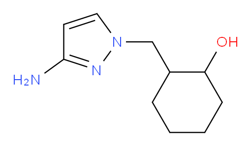 2-[(3-amino-1H-pyrazol-1-yl)methyl]cyclohexan-1-ol