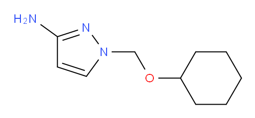1-[(cyclohexyloxy)methyl]-1H-pyrazol-3-amine