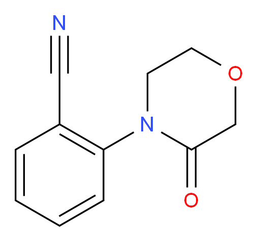 2-(3-oxomorpholin-4-yl)benzonitrile