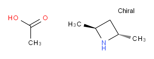 (2S,4S)-2,4-dimethylazetidine acetate