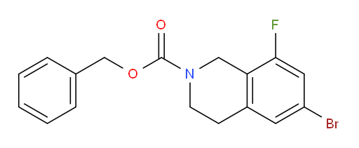 benzyl 6-bromo-8-fluoro-3,4-dihydroisoquinoline-2(1H)-carboxylate