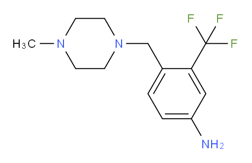 4-((4-methylpiperazin-1-yl)methyl)-3-(trifluoromethyl)aniline