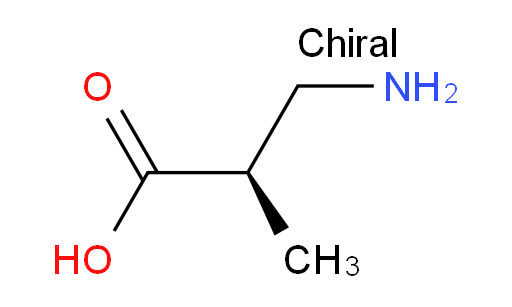 (2R)-2-Methyl-β-alanine;R-b-aminoisobutyric acid;[R,(-)]-2-Methyl-β-alanine;(R)-2-(Aminomethyl)propanoic acid;(R)-3-AMino-2-Methylpropanoic acid;(2R)-3-Amino-2-methylpropionic acid