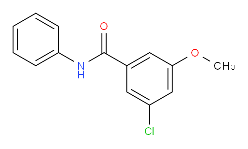 3-chloro-5-methoxy-N-phenylbenzamide
