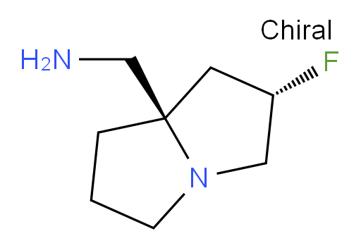 ((2S,7aR)-2-fluorohexahydro-1H-pyrrolizin-7a-yl)methanamine