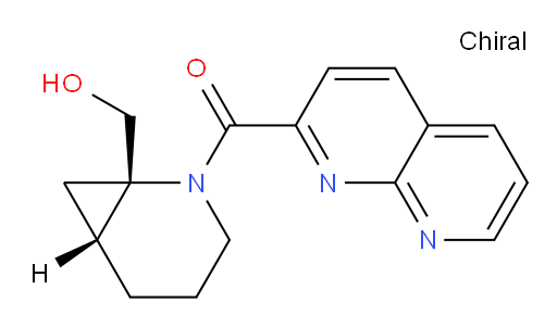((1S,6R)-1-(hydroxymethyl)-2-azabicyclo[4.1.0]heptan-2-yl)(1,8-naphthyridin-2-yl)methanone