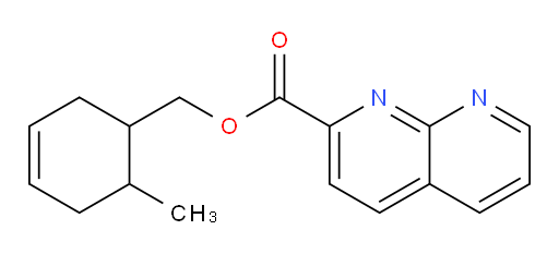 (6-methylcyclohex-3-en-1-yl)methyl 1,8-naphthyridine-2-carboxylate