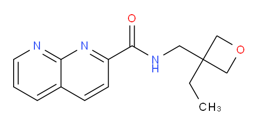N-((3-ethyloxetan-3-yl)methyl)-1,8-naphthyridine-2-carboxamide