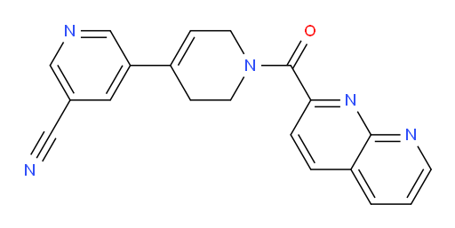 1'-(1,8-naphthyridine-2-carbonyl)-1',2',3',6'-tetrahydro-[3,4'-bipyridine]-5-carbonitrile