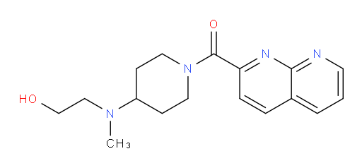 (4-((2-hydroxyethyl)(methyl)amino)piperidin-1-yl)(1,8-naphthyridin-2-yl)methanone