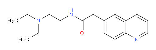 N-(2-(diethylamino)ethyl)-2-(quinolin-6-yl)acetamide