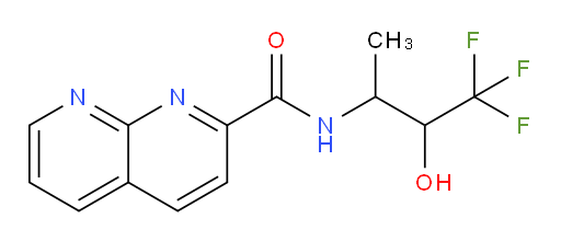 N-(4,4,4-trifluoro-3-hydroxybutan-2-yl)-1,8-naphthyridine-2-carboxamide