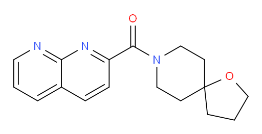 (1,8-naphthyridin-2-yl)(1-oxa-8-azaspiro[4.5]decan-8-yl)methanone