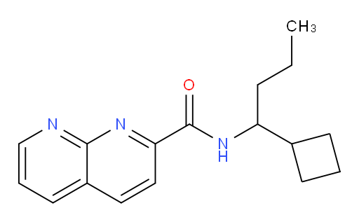 N-(1-cyclobutylbutyl)-1,8-naphthyridine-2-carboxamide
