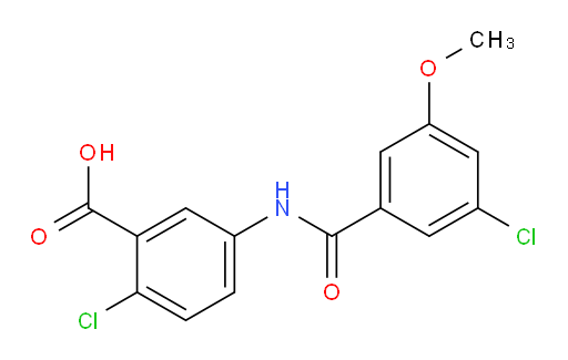 2-chloro-5-(3-chloro-5-methoxybenzamido)benzoic acid