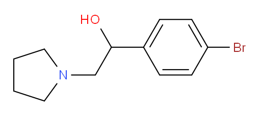 1-Pyrrolidineethanol, α-(4-bromophenyl)-