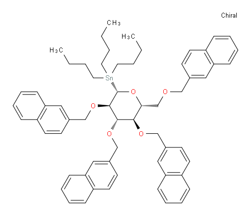 tributyl((2S,3R,4S,5R,6R)-3,4,5-tris(naphthalen-2-ylmethoxy)-6-((naphthalen-2-ylmethoxy)methyl)tetrahydro-2H-pyran-2-yl)stannane