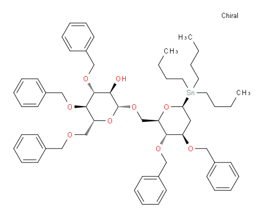(2R,3R,4R,5R,6R)-4,5-bis(benzyloxy)-6-((benzyloxy)methyl)-2-(((2R,3S,4R,6S)-3,4-bis(benzyloxy)-6-(tributylstannyl)tetrahydro-2H-pyran-2-yl)methoxy)tetrahydro-2H-pyran-3-ol