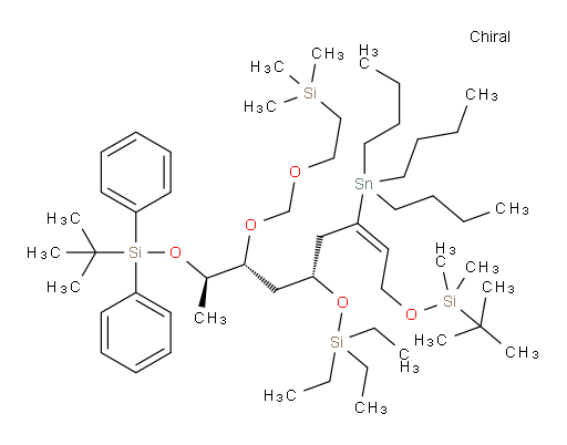 (8R,10R,E)-8-((R)-1-((tert-butyldiphenylsilyl)oxy)ethyl)-2,2,16,16,17,17-hexamethyl-12-(tributylstannyl)-10-((triethylsilyl)oxy)-5,7,15-trioxa-2,16-disilaoctadec-12-ene