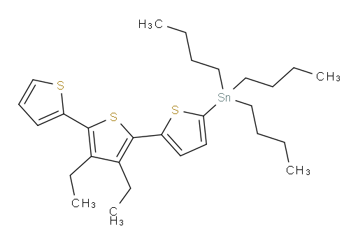 tributyl(3',4'-diethyl-[2,2':5',2''-terthiophen]-5-yl)stannane