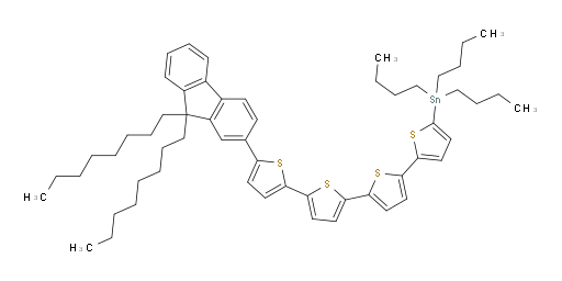 tributyl(5'''-(9,9-dioctyl-9H-fluoren-2-yl)-[2,2':5',2'':5'',2'''-quaterthiophen]-5-yl)stannane
