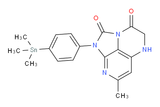 7-methyl-1-(4-(trimethylstannyl)phenyl)-4,5-dihydro-1H-1,2a,5,8-tetraazaacenaphthylene-2,3-dione