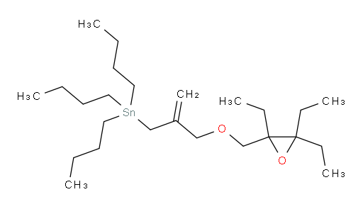 tributyl(2-(((2,3,3-triethyloxiran-2-yl)methoxy)methyl)allyl)stannane