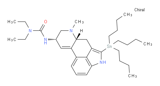 1,1-diethyl-3-((6aR,9S)-7-methyl-5-(tributylstannyl)-4,6,6a,7,8,9-hexahydroindolo[4,3-fg]quinolin-9-yl)urea