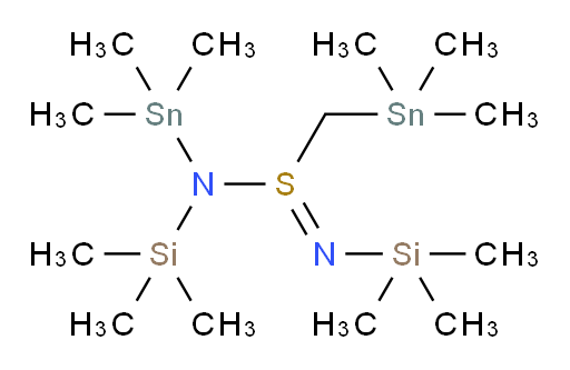 N,N′-Bis(trimethylsilyl)-N,1-bis(trimethylstannyl)methanesulfinimidamide