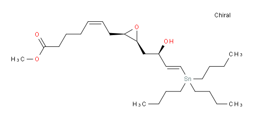 (Z)-methyl 7-((2R,3S)-3-((R,E)-2-hydroxy-4-(tributylstannyl)but-3-en-1-yl)oxiran-2-yl)hept-5-enoate