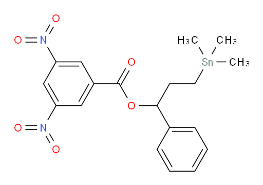 1-phenyl-3-(trimethylstannyl)propyl 3,5-dinitrobenzoate