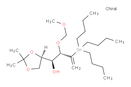 (1S,2S)-1-((R)-2,2-dimethyl-1,3-dioxolan-4-yl)-2-(methoxymethoxy)-3-(tributylstannyl)but-3-en-1-ol