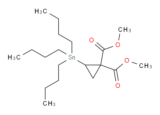 dimethyl 2-(tributylstannyl)cyclopropane-1,1-dicarboxylate