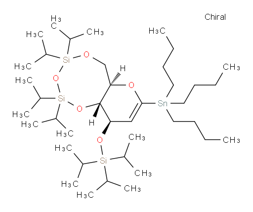 (6aR,10R,10aR)-2,2,4,4-tetraisopropyl-8-(tributylstannyl)-10-((triisopropylsilyl)oxy)-6,6a,10,10a-tetrahydropyrano[3,2-f][1,3,5,2,4]trioxadisilocine