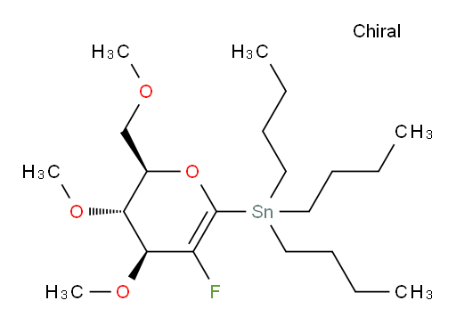 tributyl((2R,3R,4S)-5-fluoro-3,4-dimethoxy-2-(methoxymethyl)-3,4-dihydro-2H-pyran-6-yl)stannane