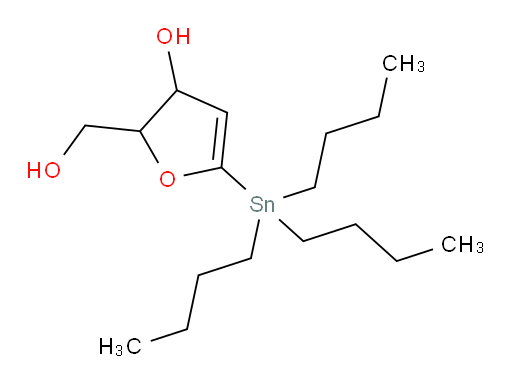 2-(hydroxymethyl)-5-(tributylstannyl)-2,3-dihydrofuran-3-ol
